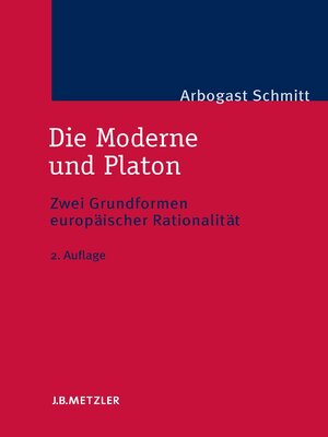 cover image of Die Moderne und Platon